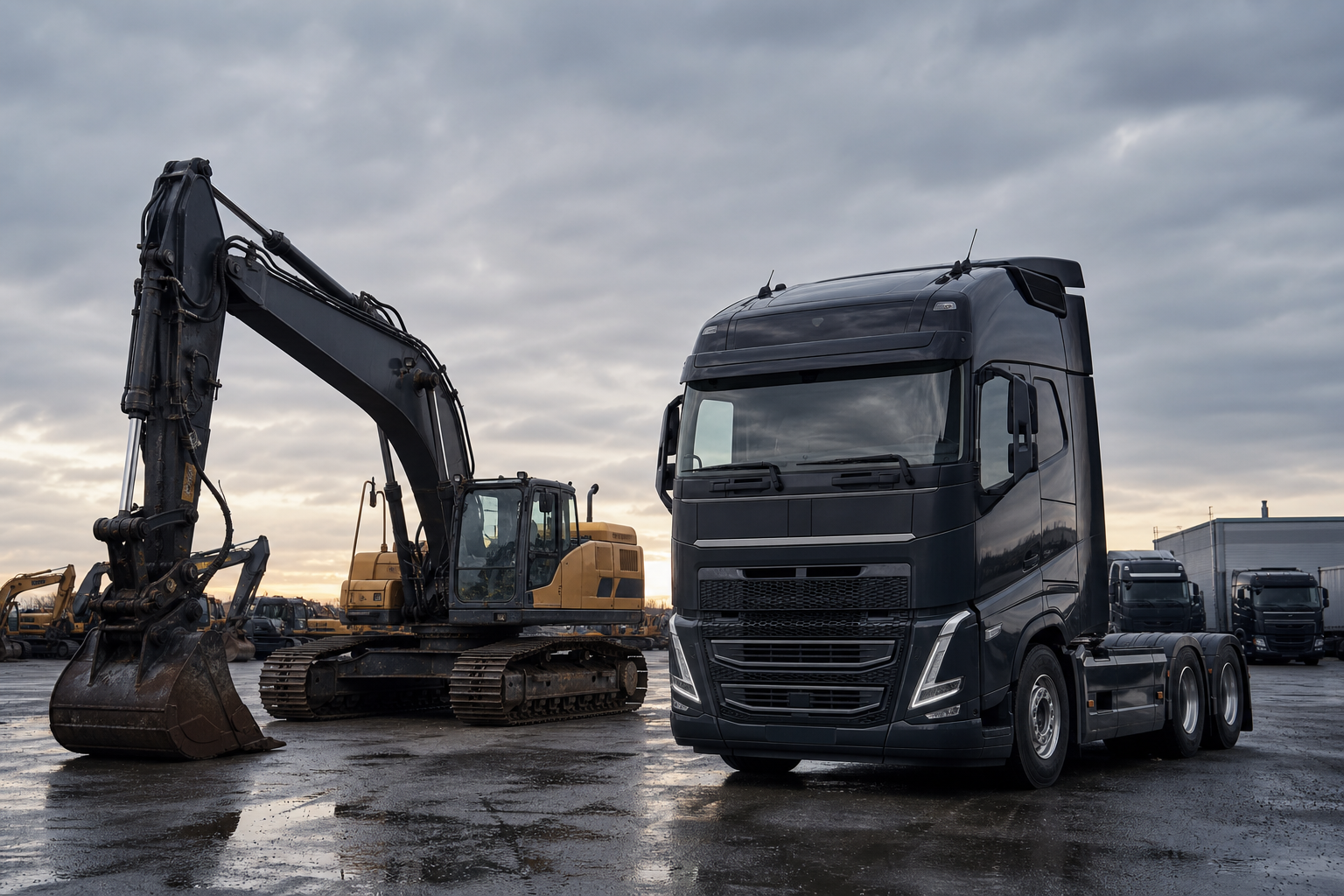Lendriti Group heavy machinery yard